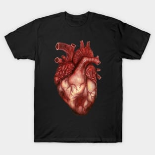 Human Heart Anatomy: Anatomical Art, Watercolor Doctor Halloween Gift T-Shirt
